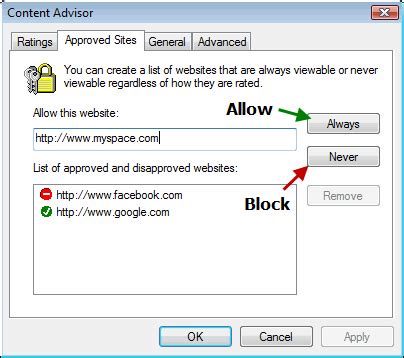 how to unblock websites on internet explorer.